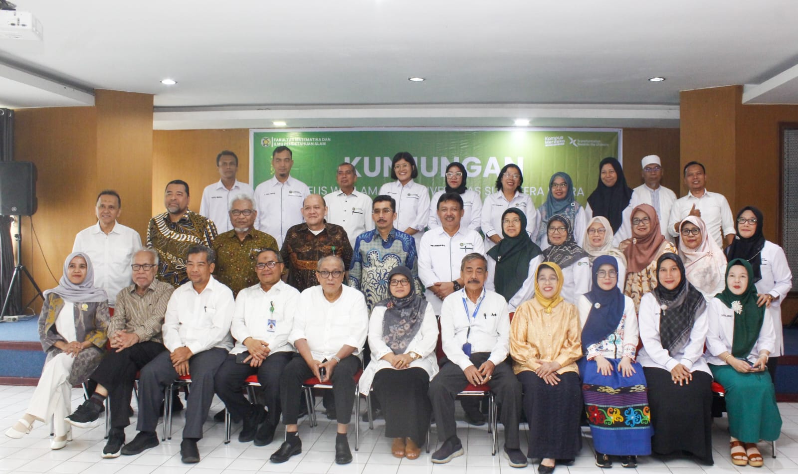 Kunjungan Majelis Wali Amanat (MWA) USU ke FMIPA USU